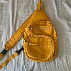 yellow body bag
